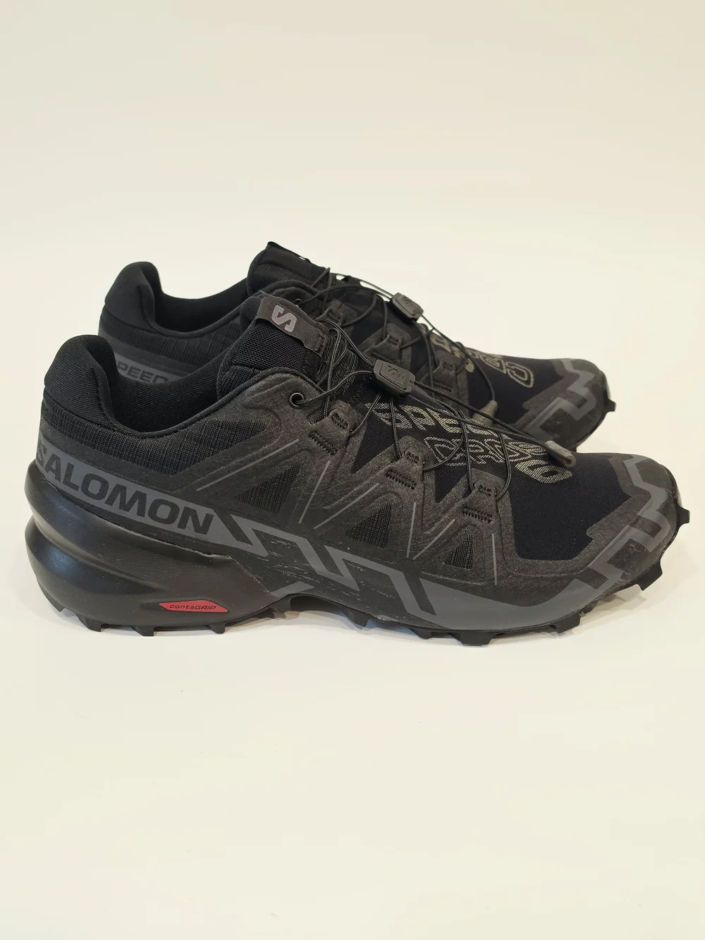 Salomon Speedcross 6 Trail Running Shoes - Black US Size 10.5
